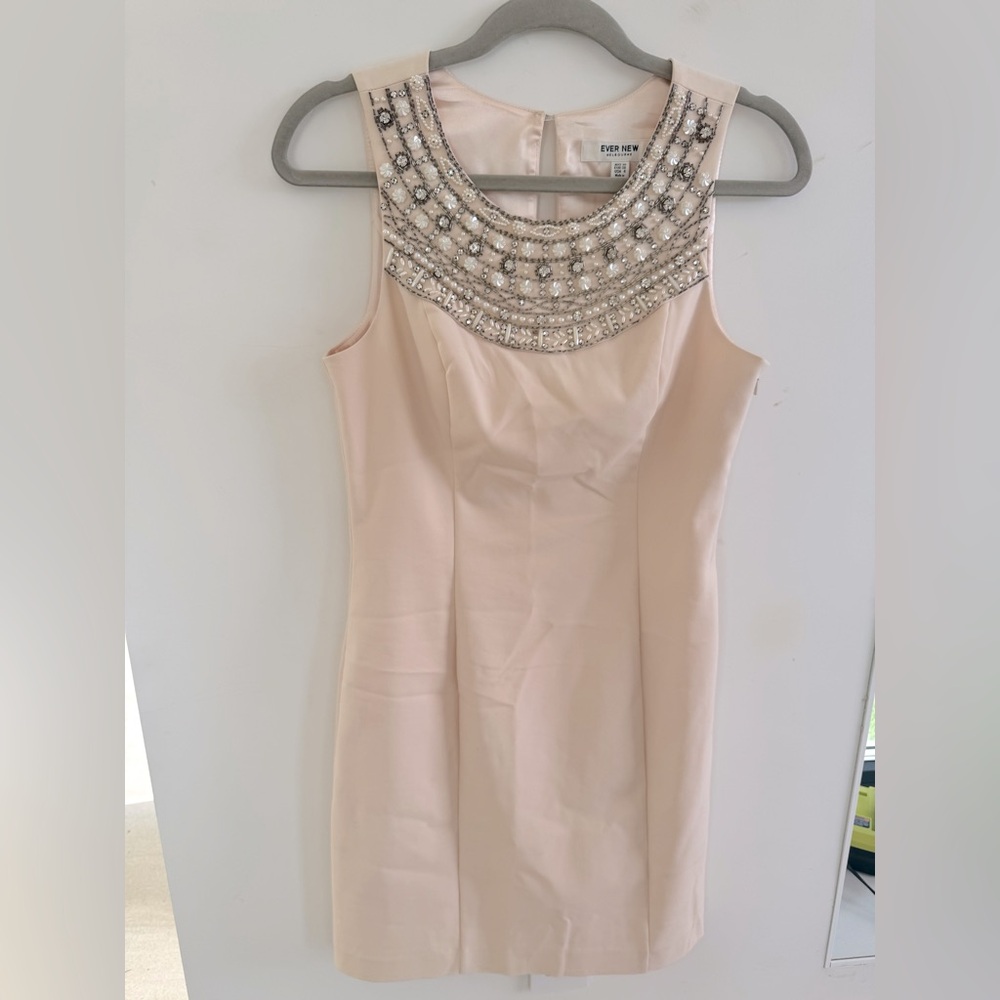 Ever New fitted beaded mini dress